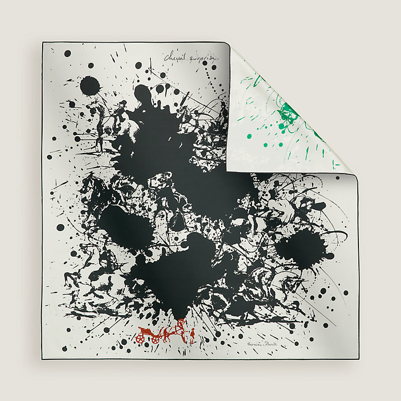 エルメス　カレ90 　Cheval Surprise Cheval Surprise double face scarf 90 | Hermès USA